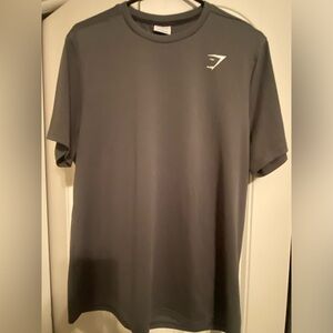 Men’s grey gym shark size large dri-fit shirt